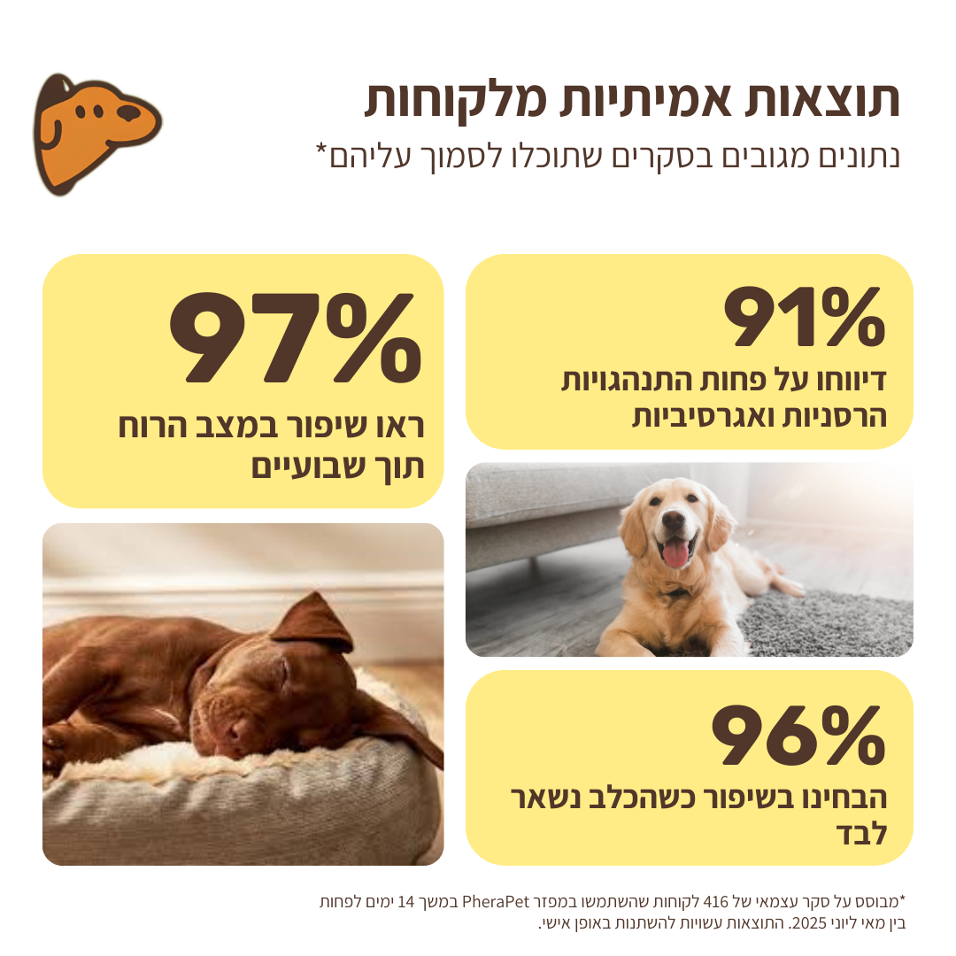 ערכת דיפיוזר מרגיע לכלבים